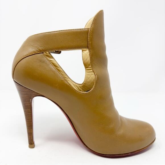 Christian Louboutin Tan Ankle Boots - Picture 6 of 15